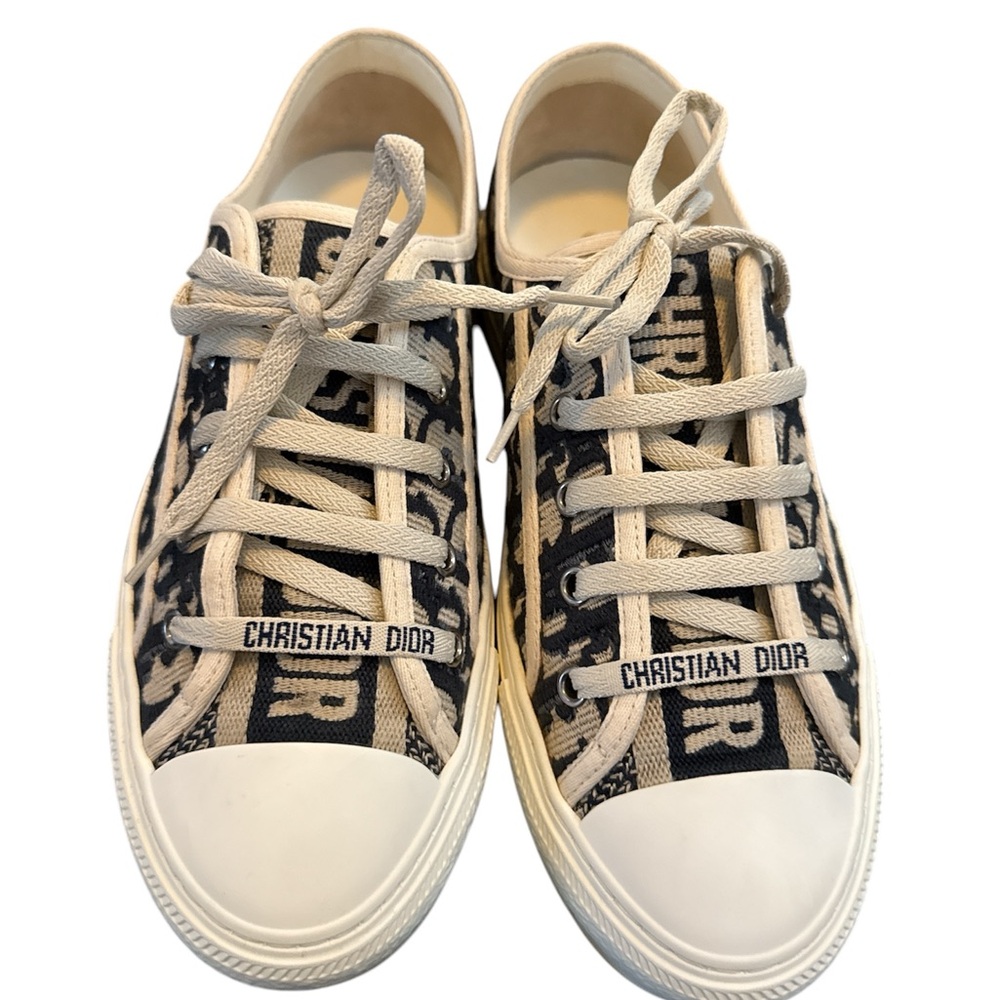 Dior walk’n’dior sneakers. size 8 Deep blue oblique embroidery - Picture 4 of 10